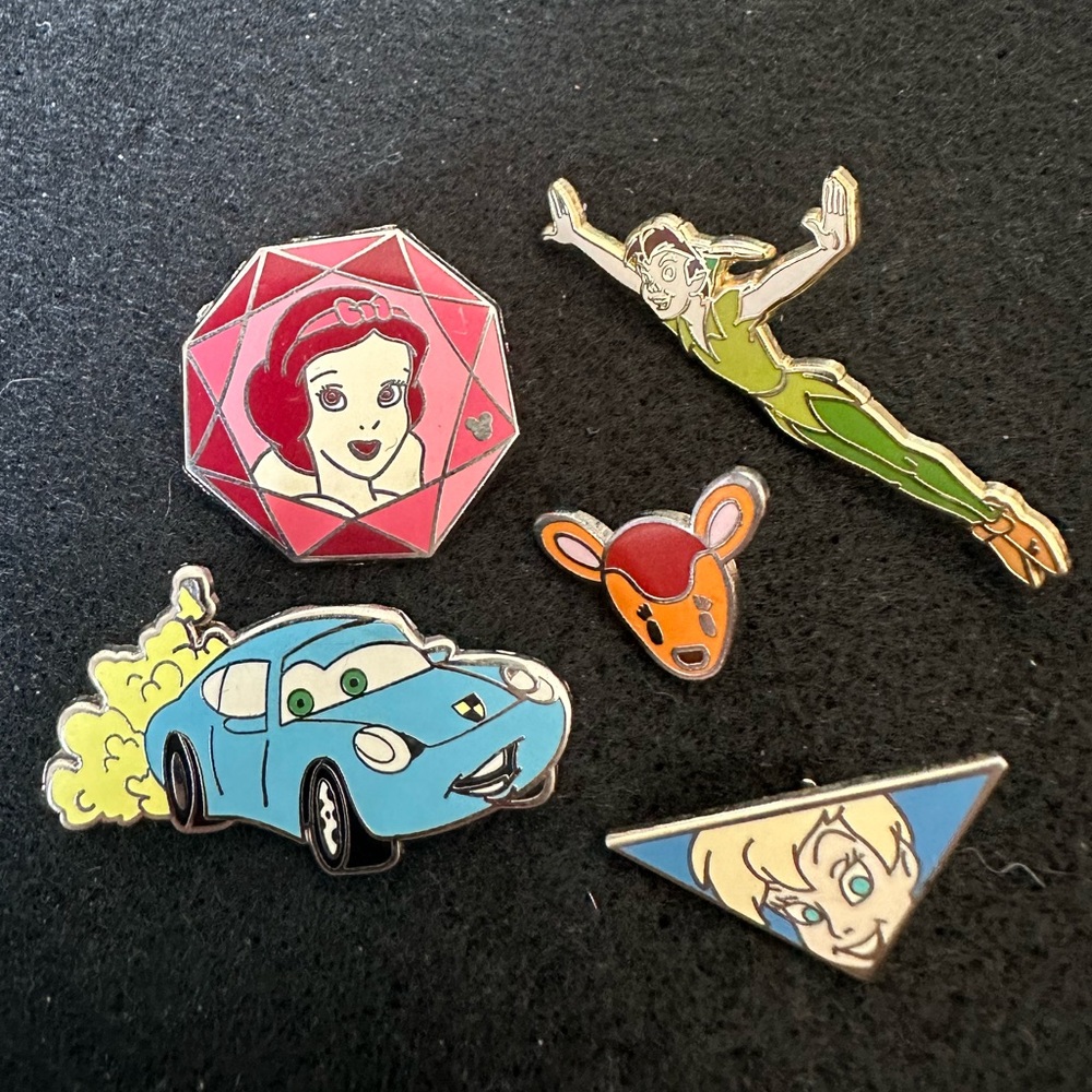 assorted official Walt Disney World pins